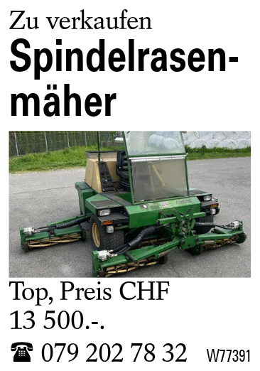 Spindelrasenmäher