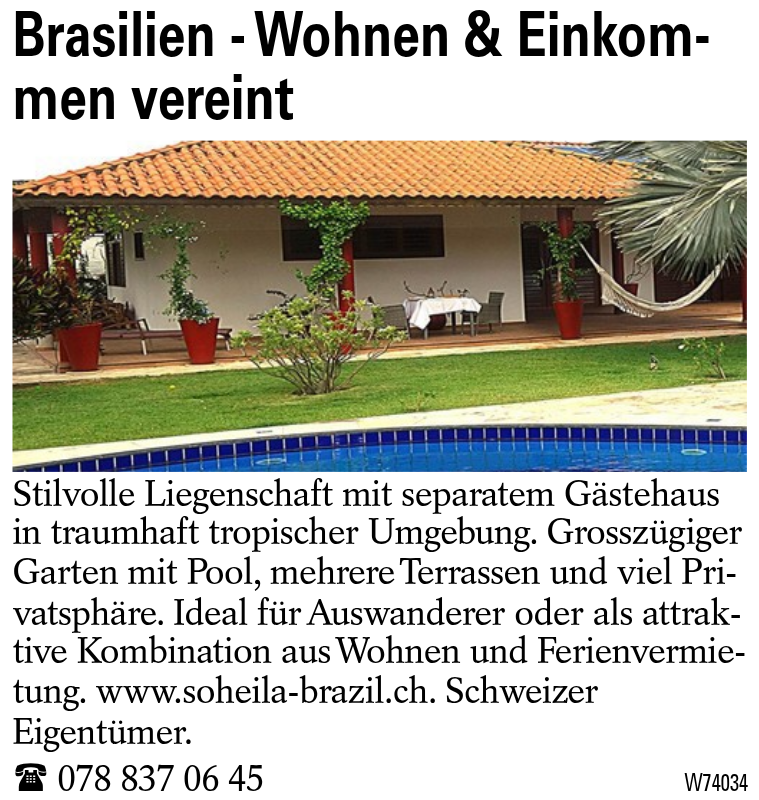 Brasilien - Wohnen & Einkommen vereint