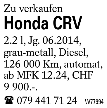 Honda CRV