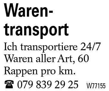 Waren-transport