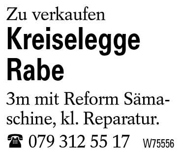 Kreiselegge Rabe