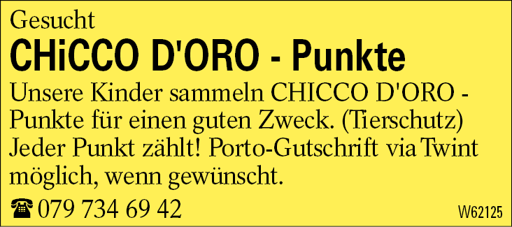 CHiCCO D'ORO - Punkte