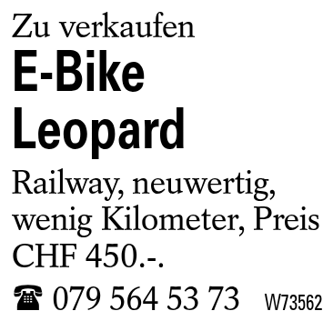 E-Bike Leopard