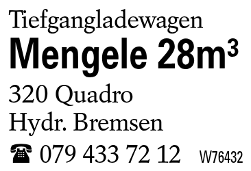 Mengele 28m^3
