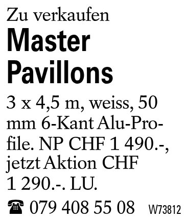 Master Pavillons