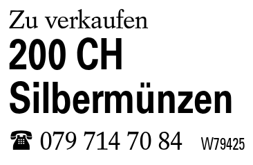 200 CH Silbermünzen