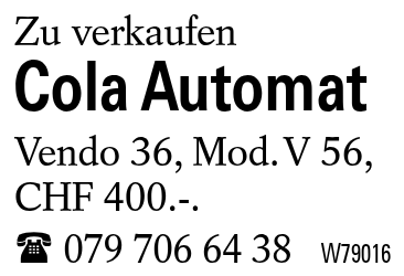 Cola Automat