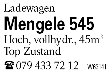 Mengele 545