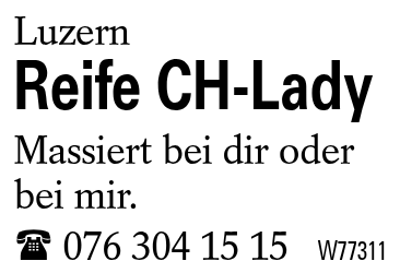 Reife CH-Lady