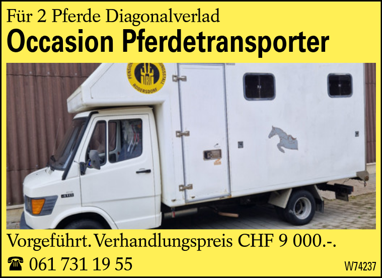 Occasion Pferdetransporter