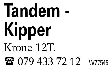 Tandem -Kipper