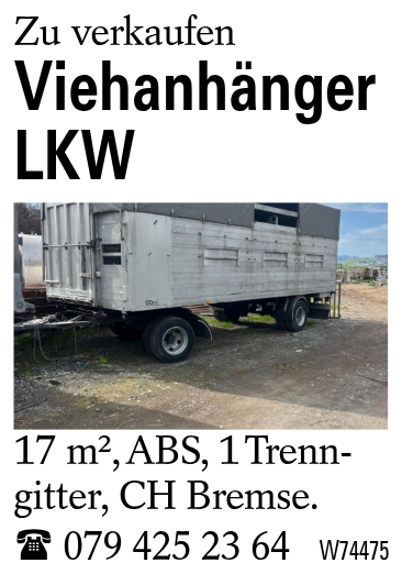 Viehanhänger LKW